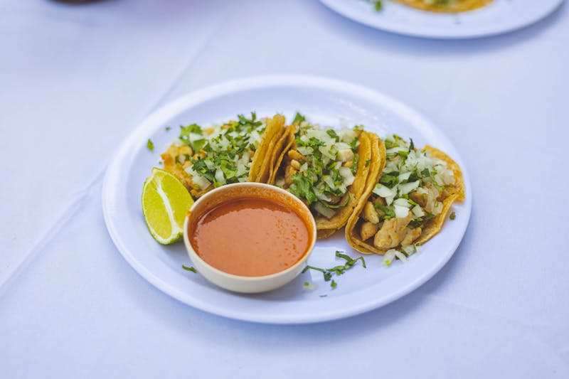 Veggie Bean Burrito with guacamole